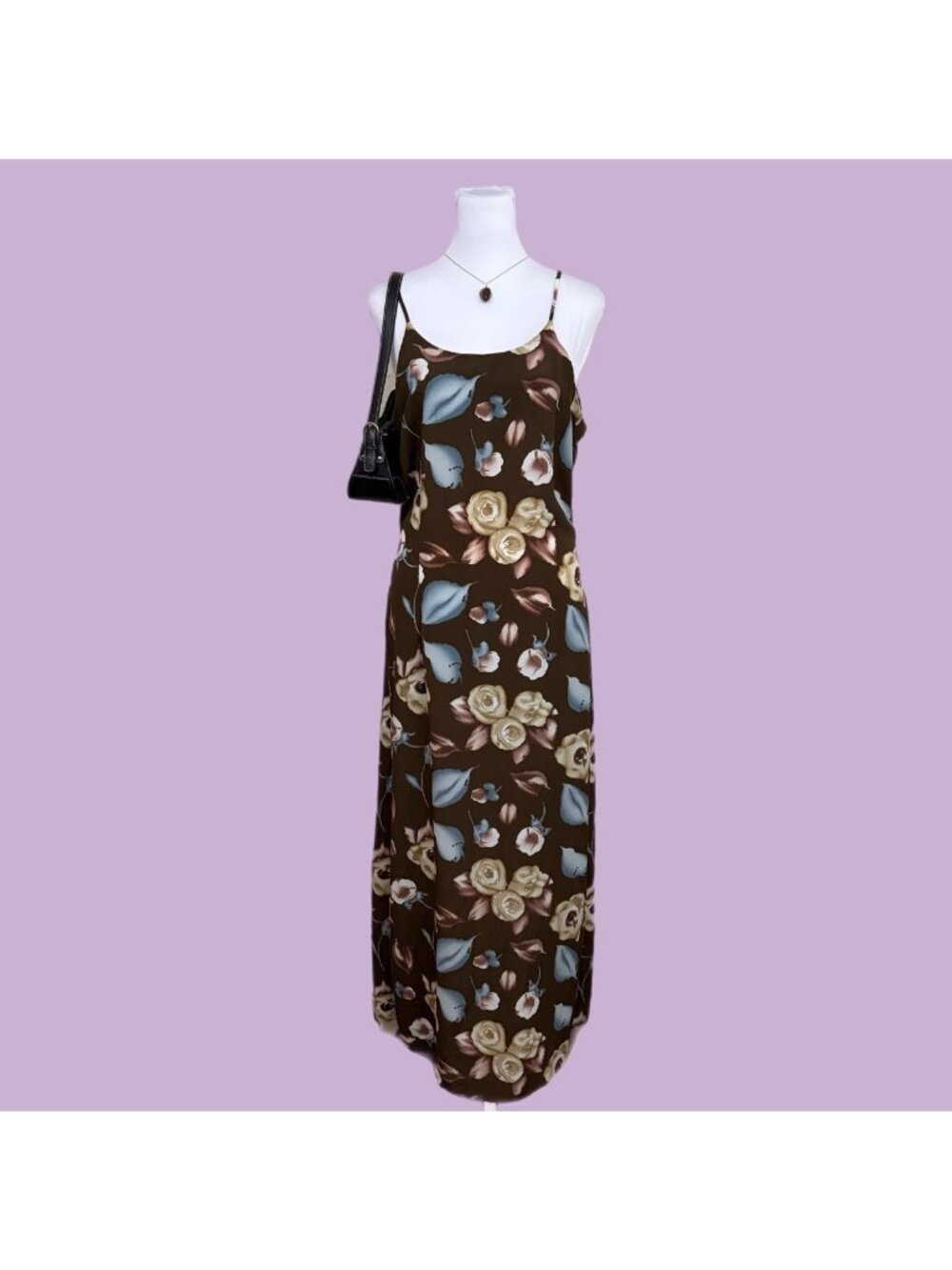 90s floral whimsygoth dress